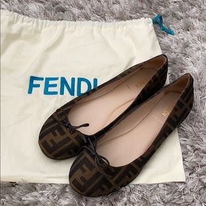 Fendi Zucca ballerina
